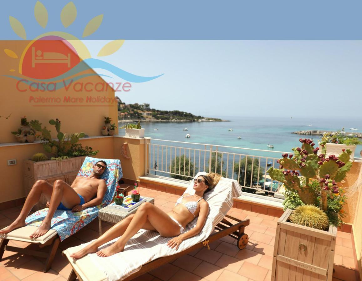 Palermo Mare Holidays Sferracavallo Kültér fotó